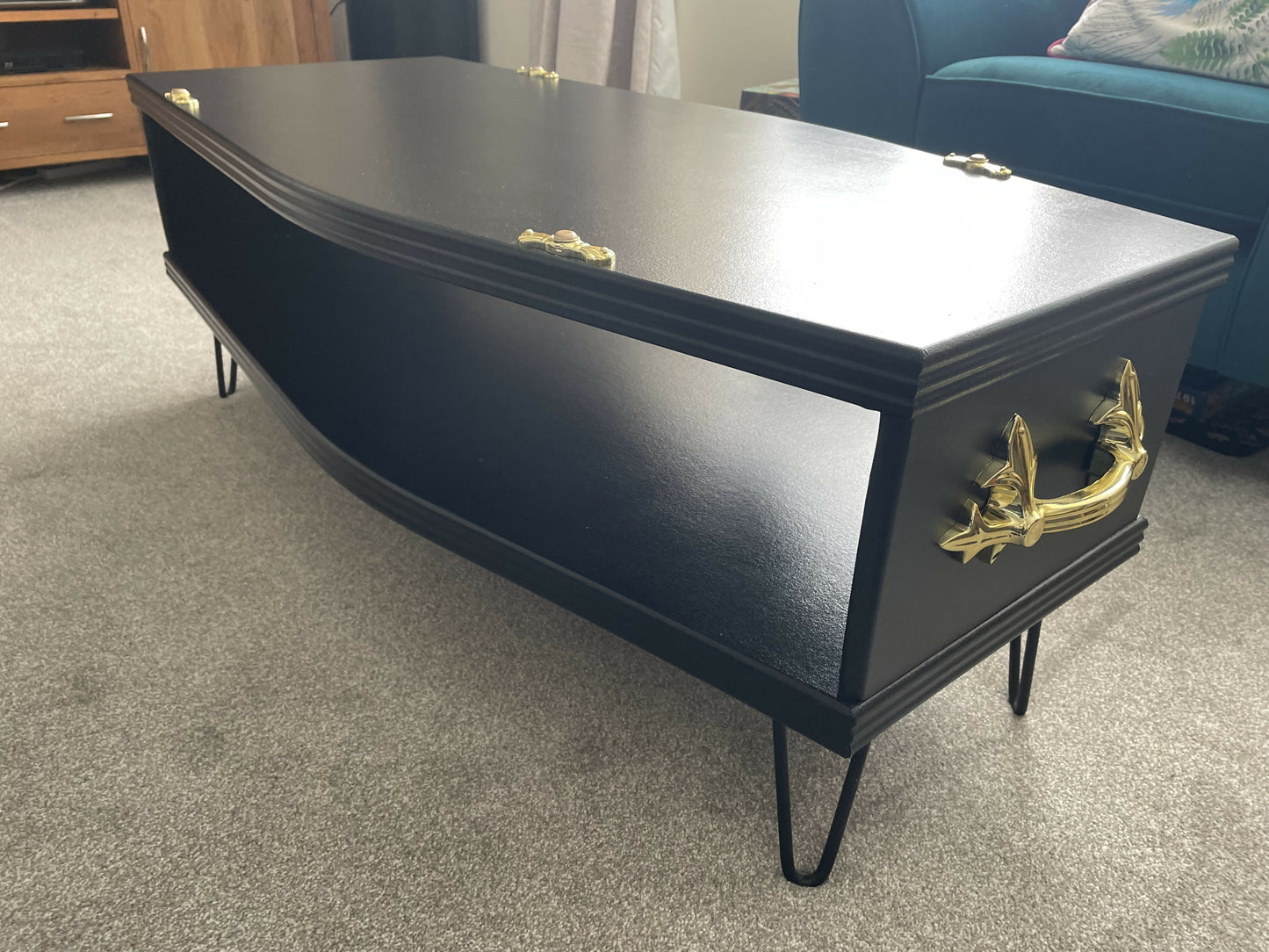 Beautiful Bespoke Coffin Style Coffee Table