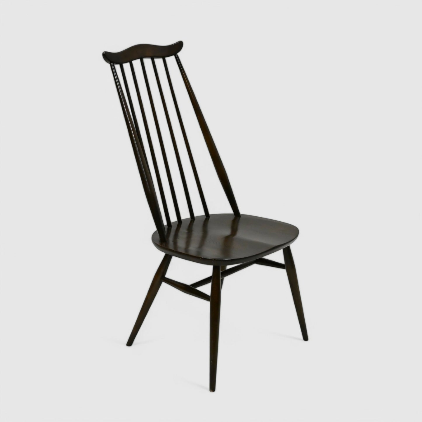 6 Ercol Number 369 Windsor Goldsmith Dining Chairs Dark Finish FREE UK Delivery. SBR10215/1803E