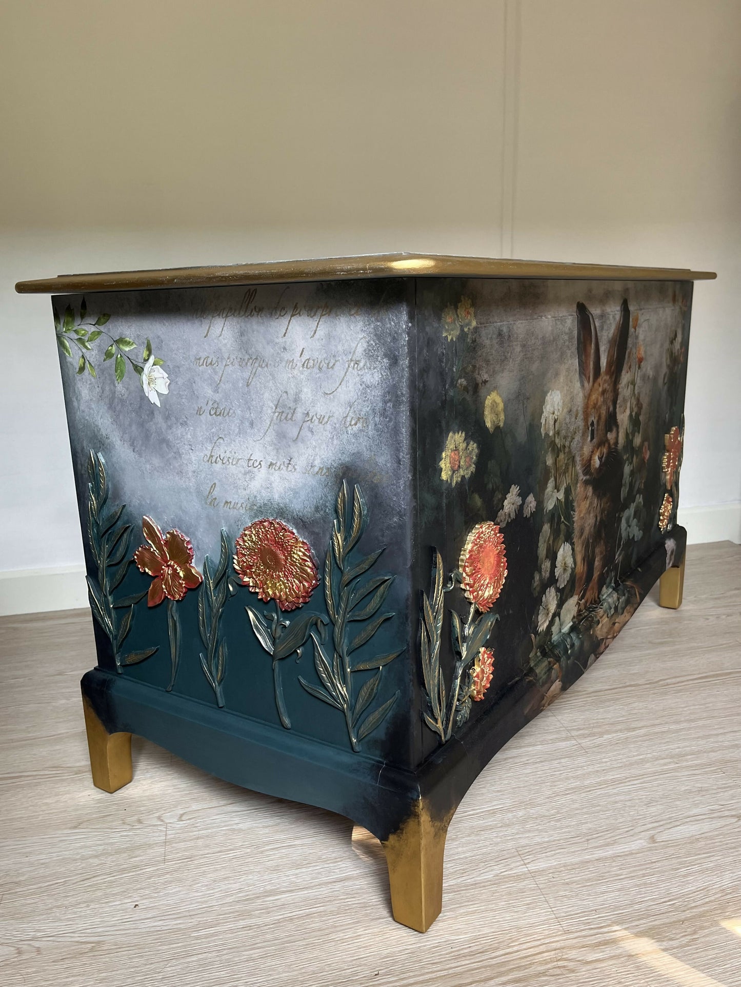 Now sold Vintage Stag Blanket Box