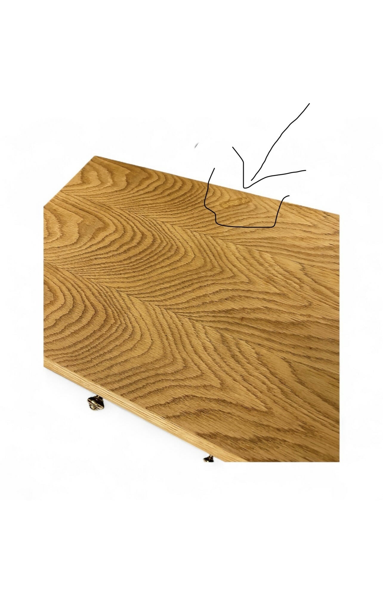 Stunning Solid Oak Vintage Sidebiard