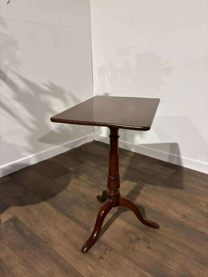 Victorian Mahogany Lamp Table On Tripod Base
