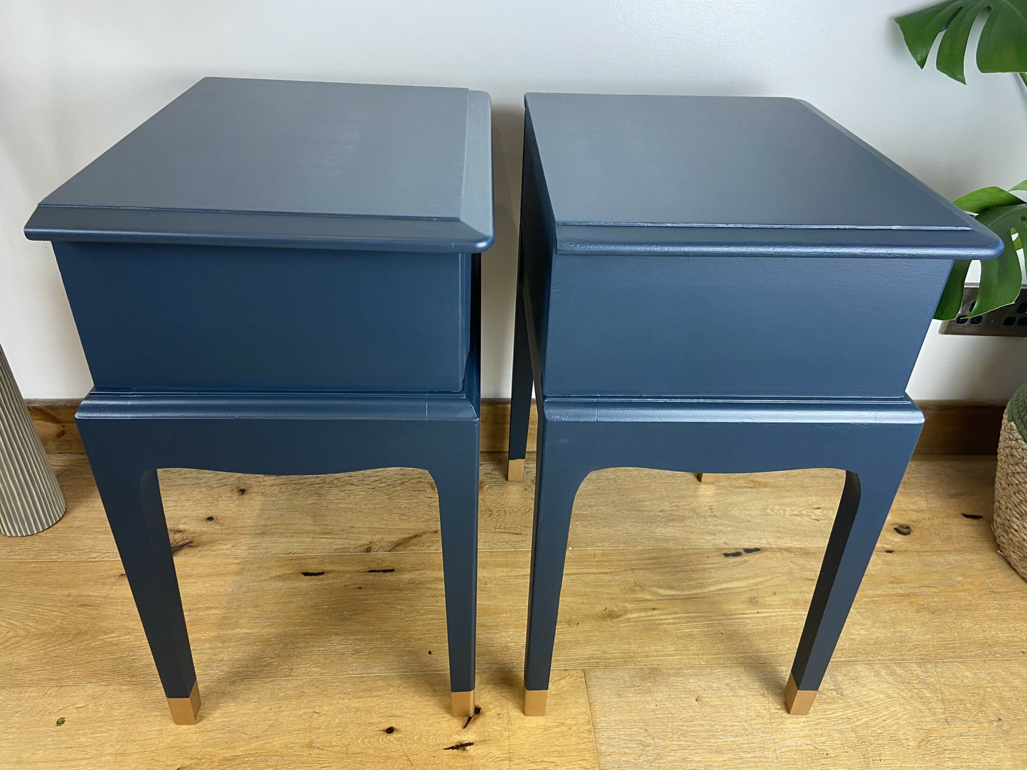 NOW SOLD Stag leggy bedside cabinets (pair)