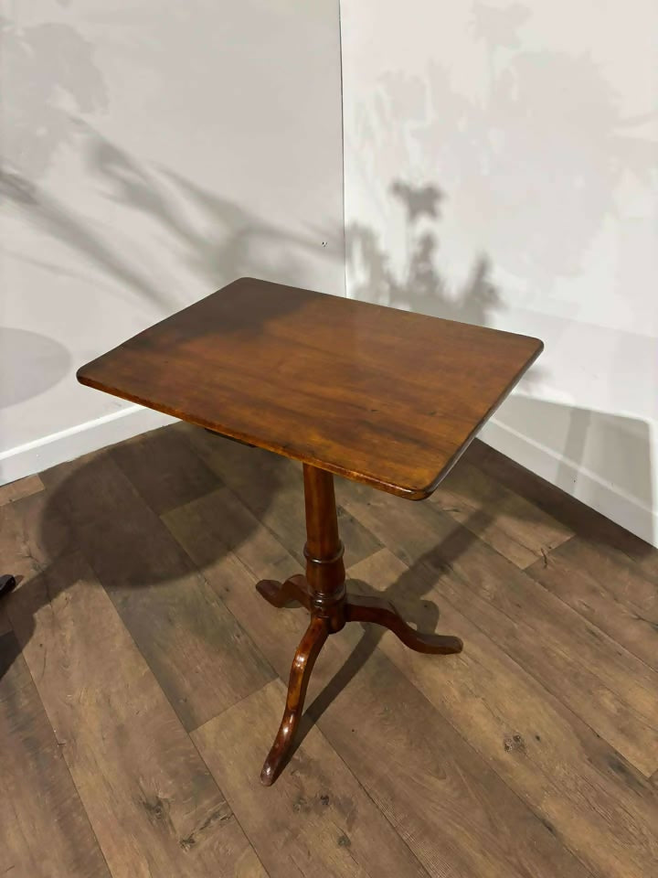 Victorian Mahogany Lamp Table On Tripod Base