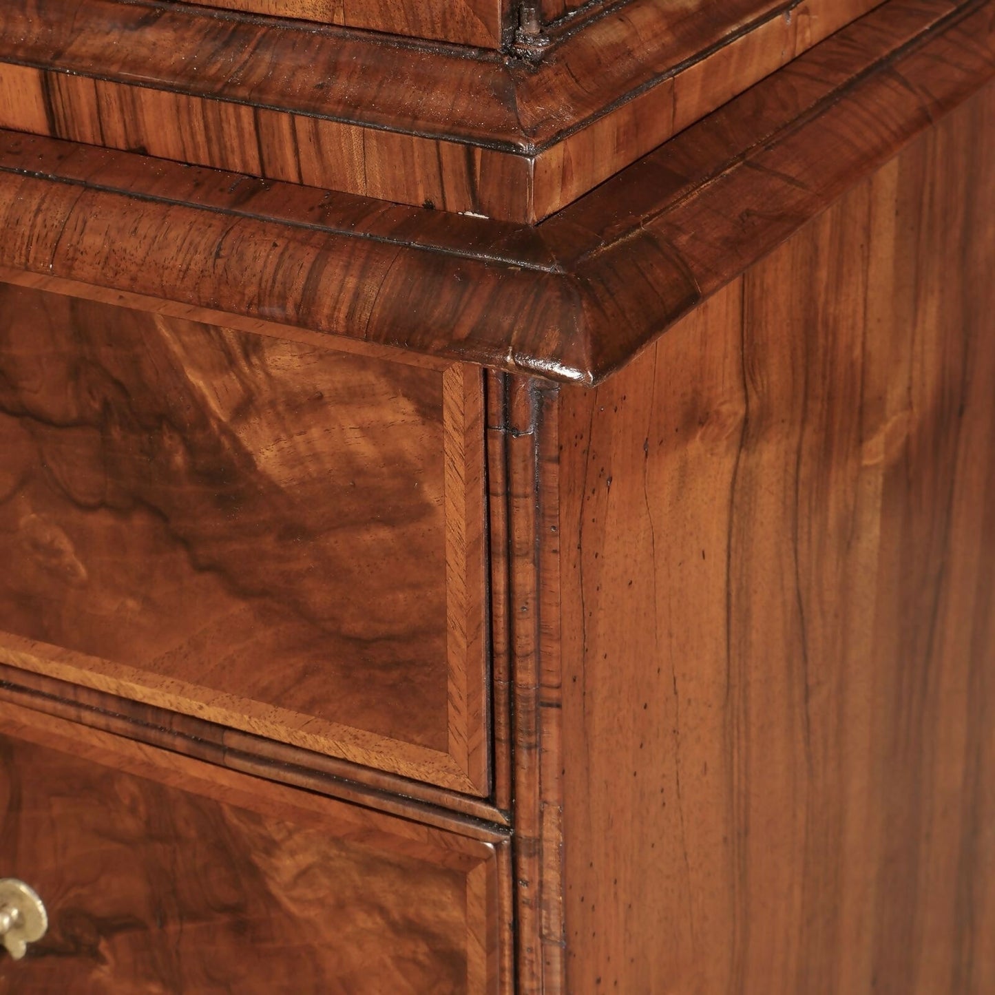 Queen Anne Walnut Tallboy Cabinet On Chest