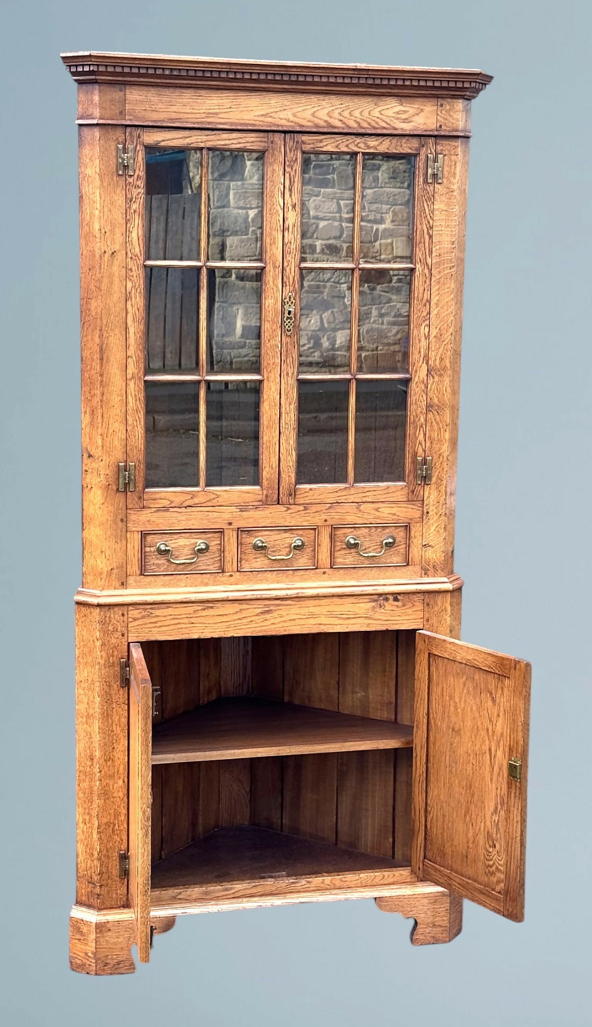 Oak Corner Cabinet Terence Cooper Furniture