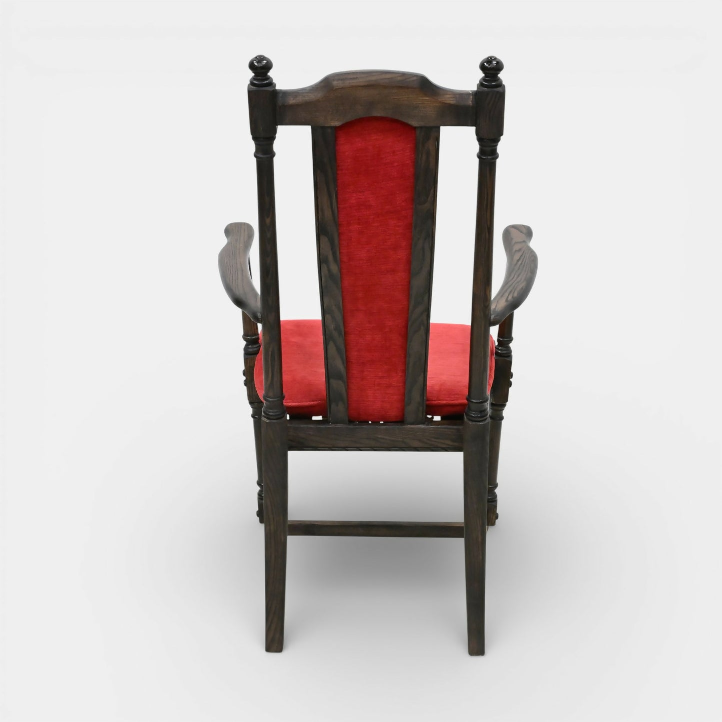 8 Ercol Hampton Dining Chairs Including 2 Carvers Red Upholstery FREE UK Delivery. SBR11033/1010E