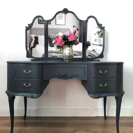Olympus dark grey dressing table
