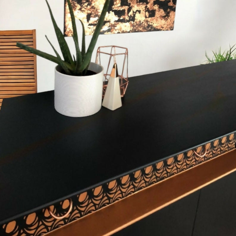 Black Vintage G plan sideboard sideboard