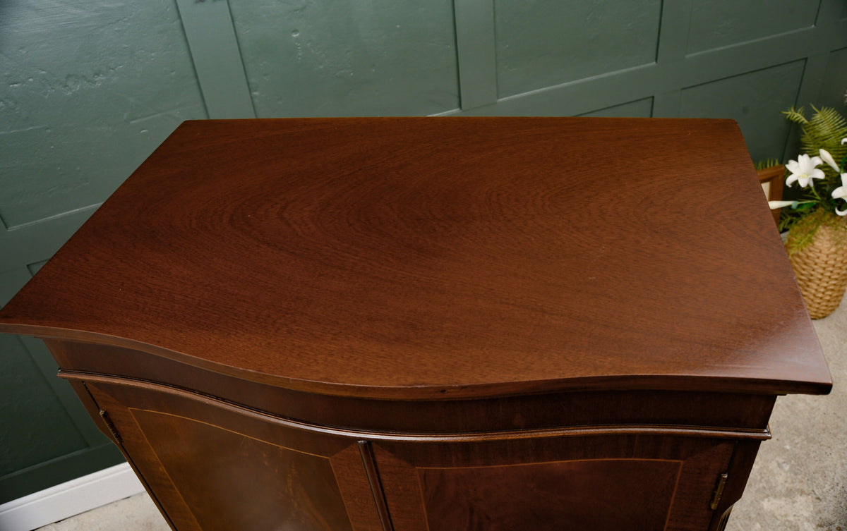Regency Georgian Style Drinks Cocktail Cabinet - Chest on Chest - Mahogany