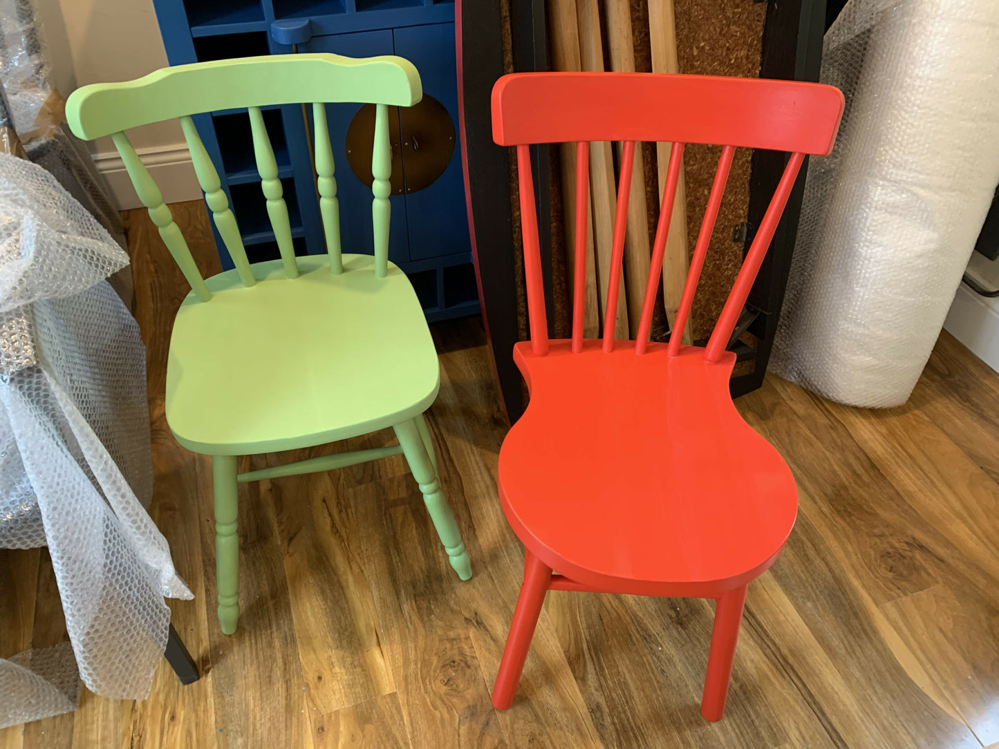 Multicoloured Funky Painted Dining Chairs