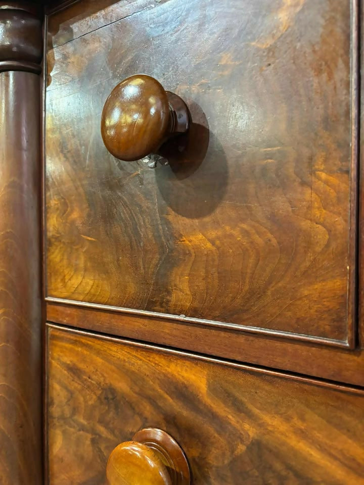 Victorian Flamed Mahogany Bedroom Chest