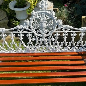 Coalbrookdale Style Ornate Garden Bench
