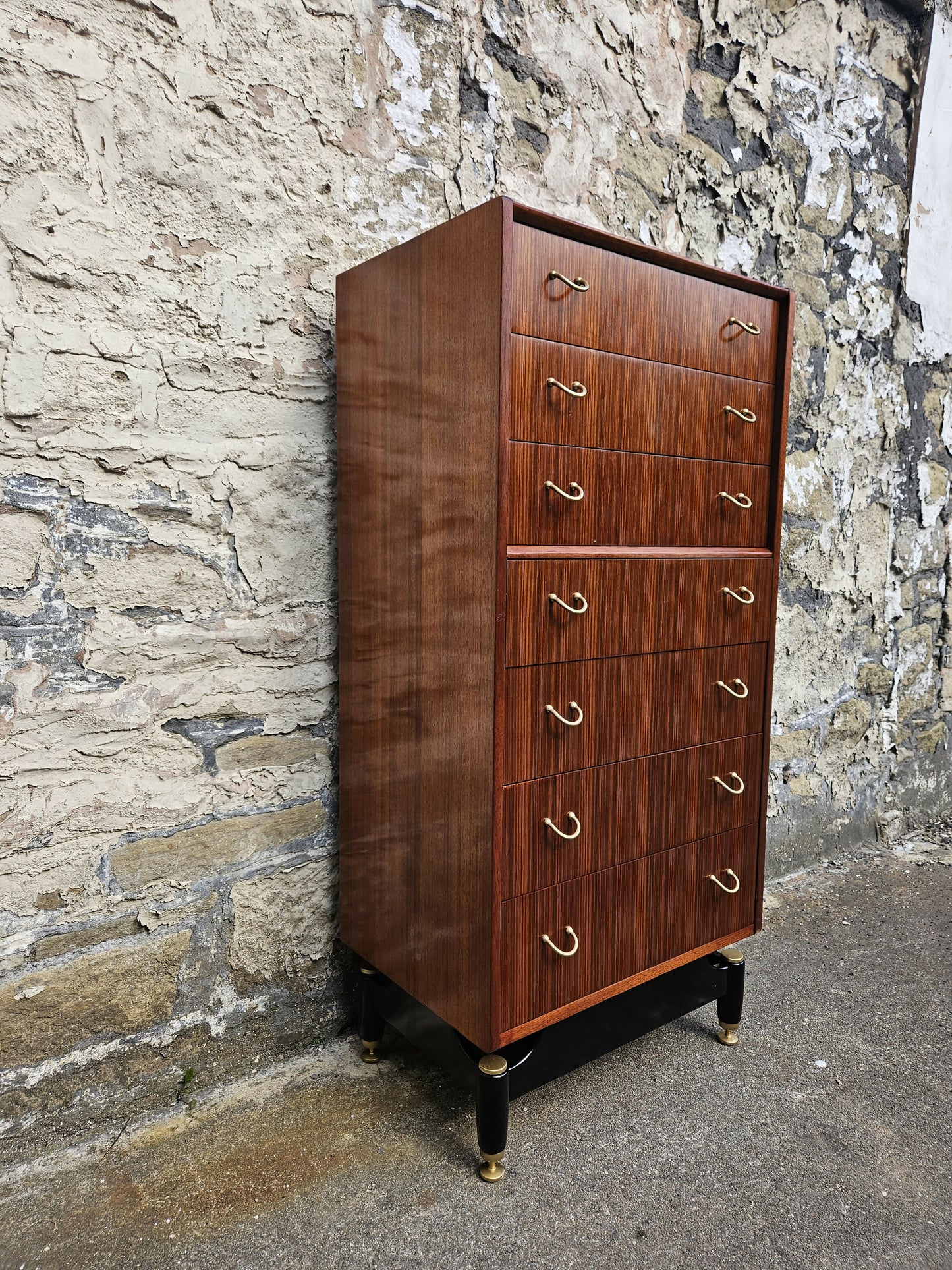 G Plan Chest Of Drawers Librenza Range Seven Drawers In Teak And Tola Wood