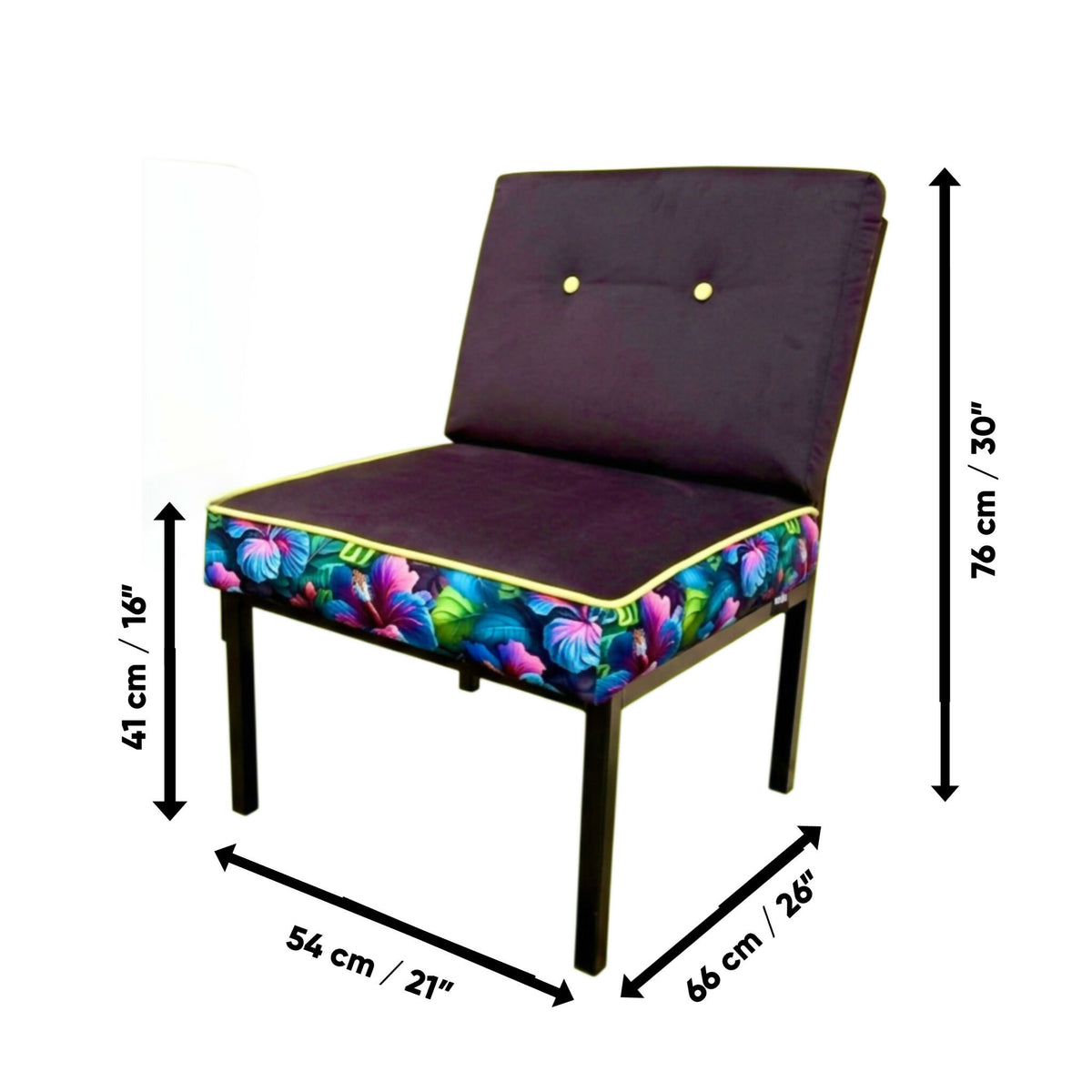Castor & Pollux — Pair of Reimagined Vintage Reception Chairs