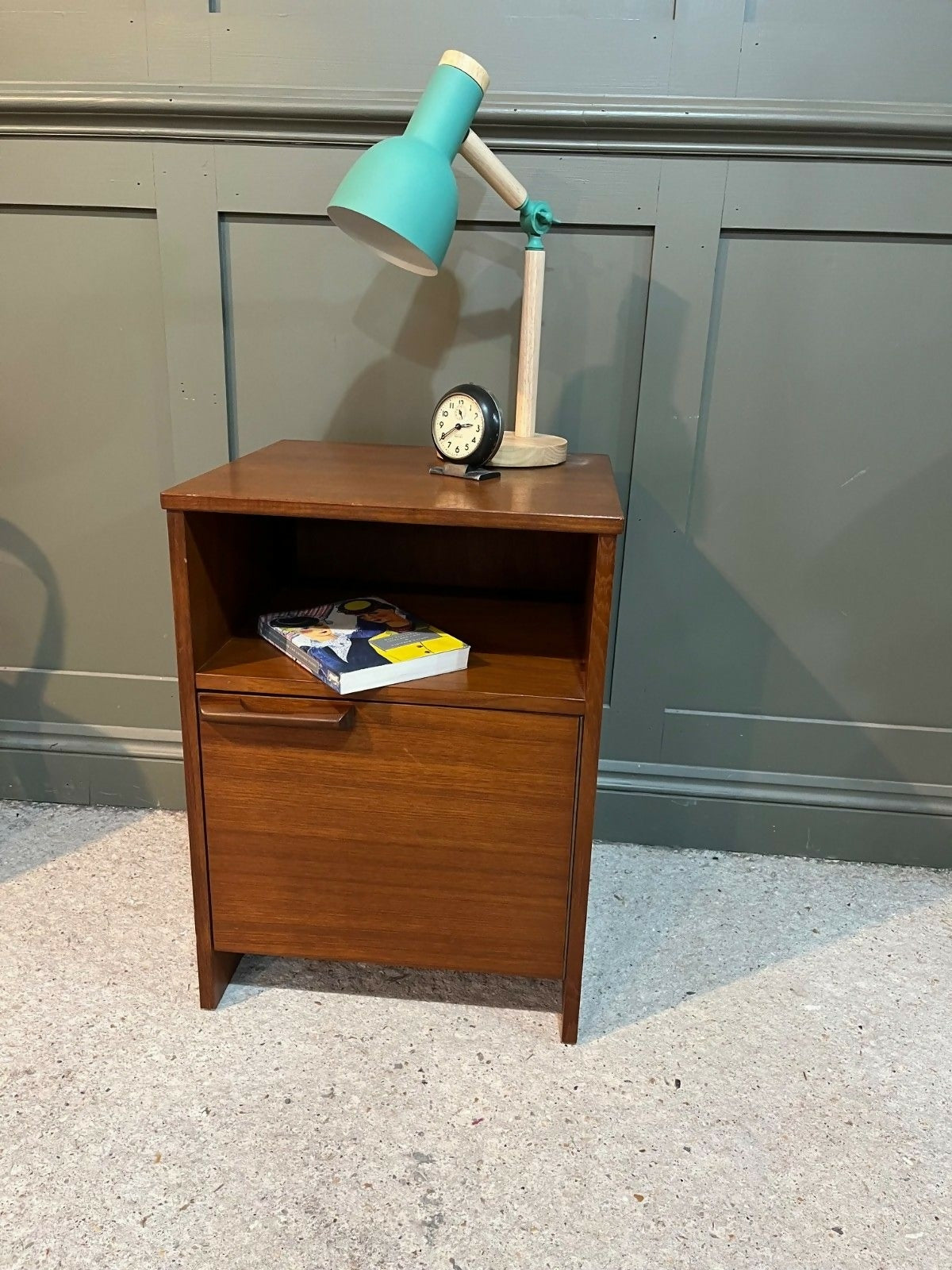 Vintage Teak Bedside Cabinet By Avalon Circa 1960’s