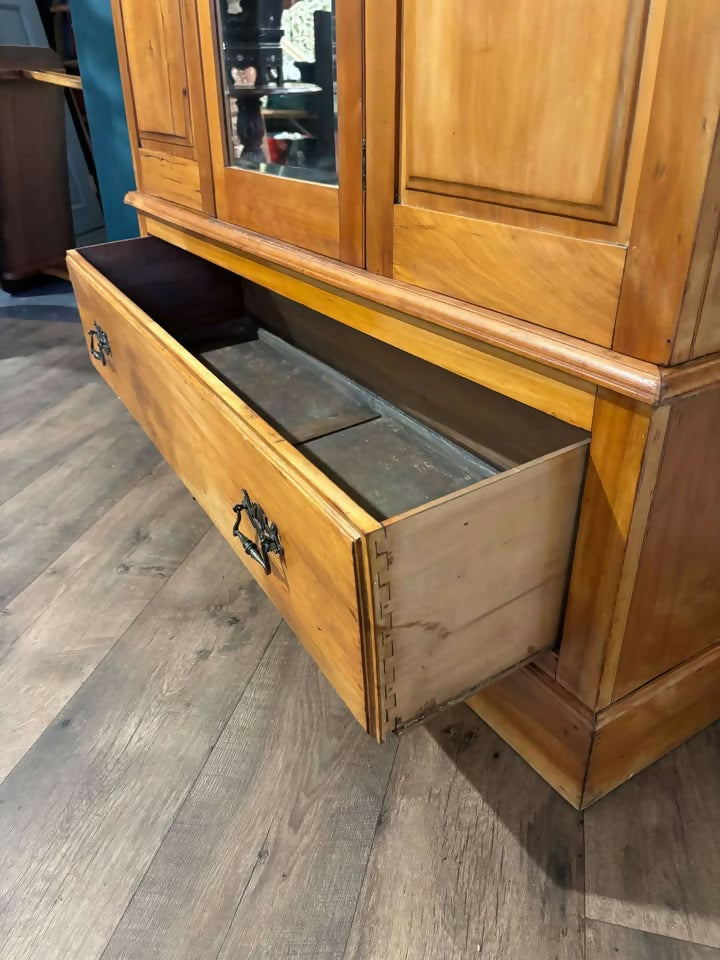 Edwardian Satinwood Double Wardrobex