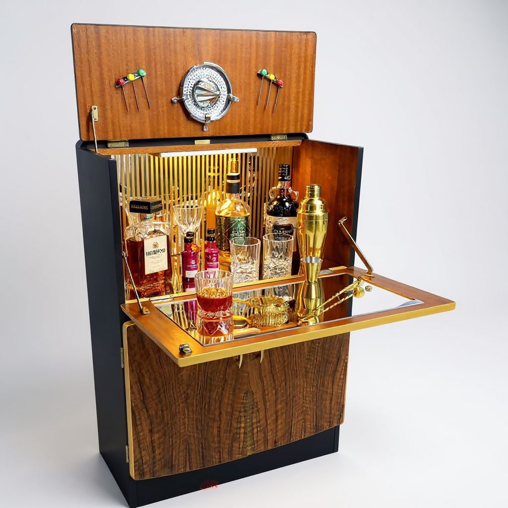 Mid Century Drinks Cabinet