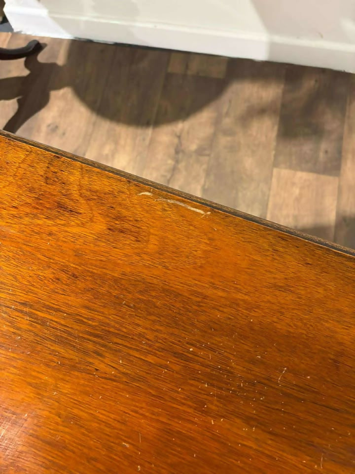 Reproduction Two Drawer Mahogany Side Table