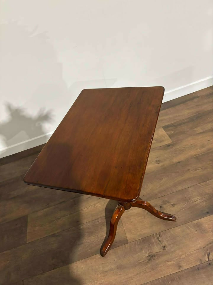 Victorian Mahogany Lamp Table On Tripod Base