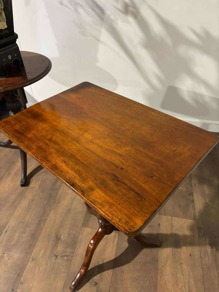Victorian Mahogany Lamp Table On Tripod Base