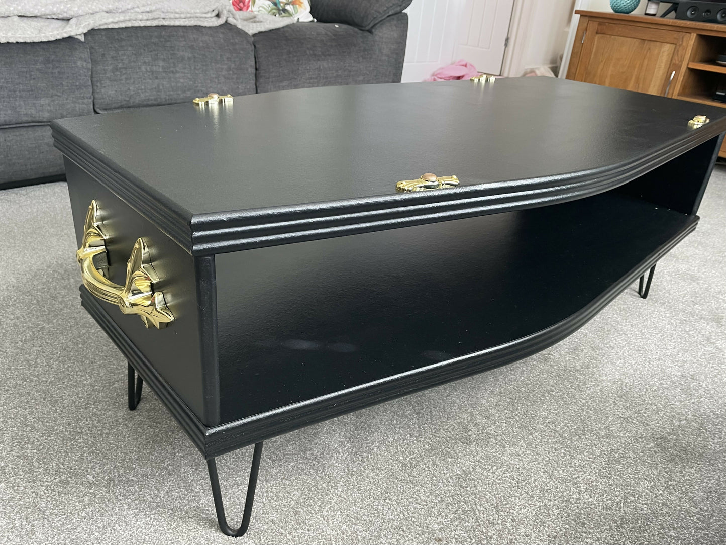 Beautiful Bespoke Coffin Style Coffee Table