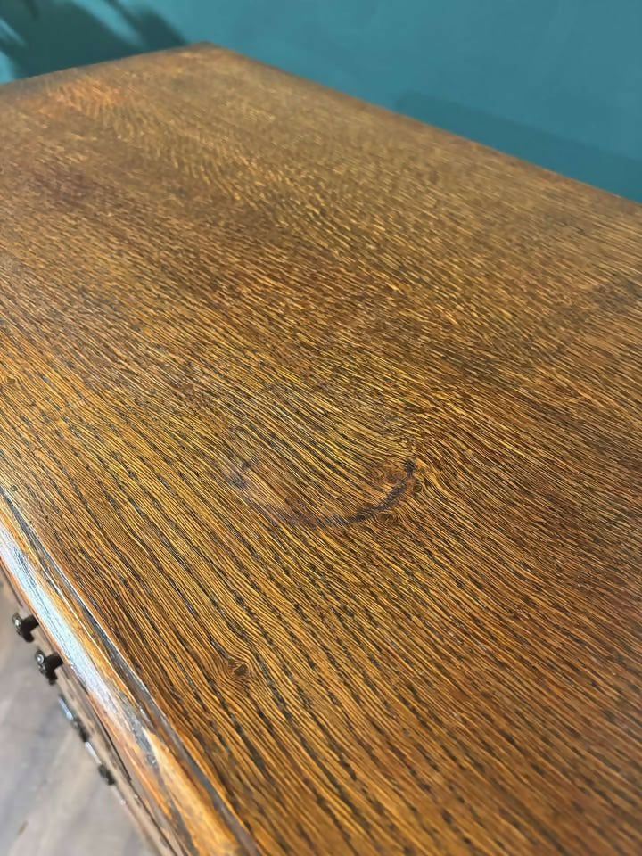 Vintage Oak Priory Tall Boy8