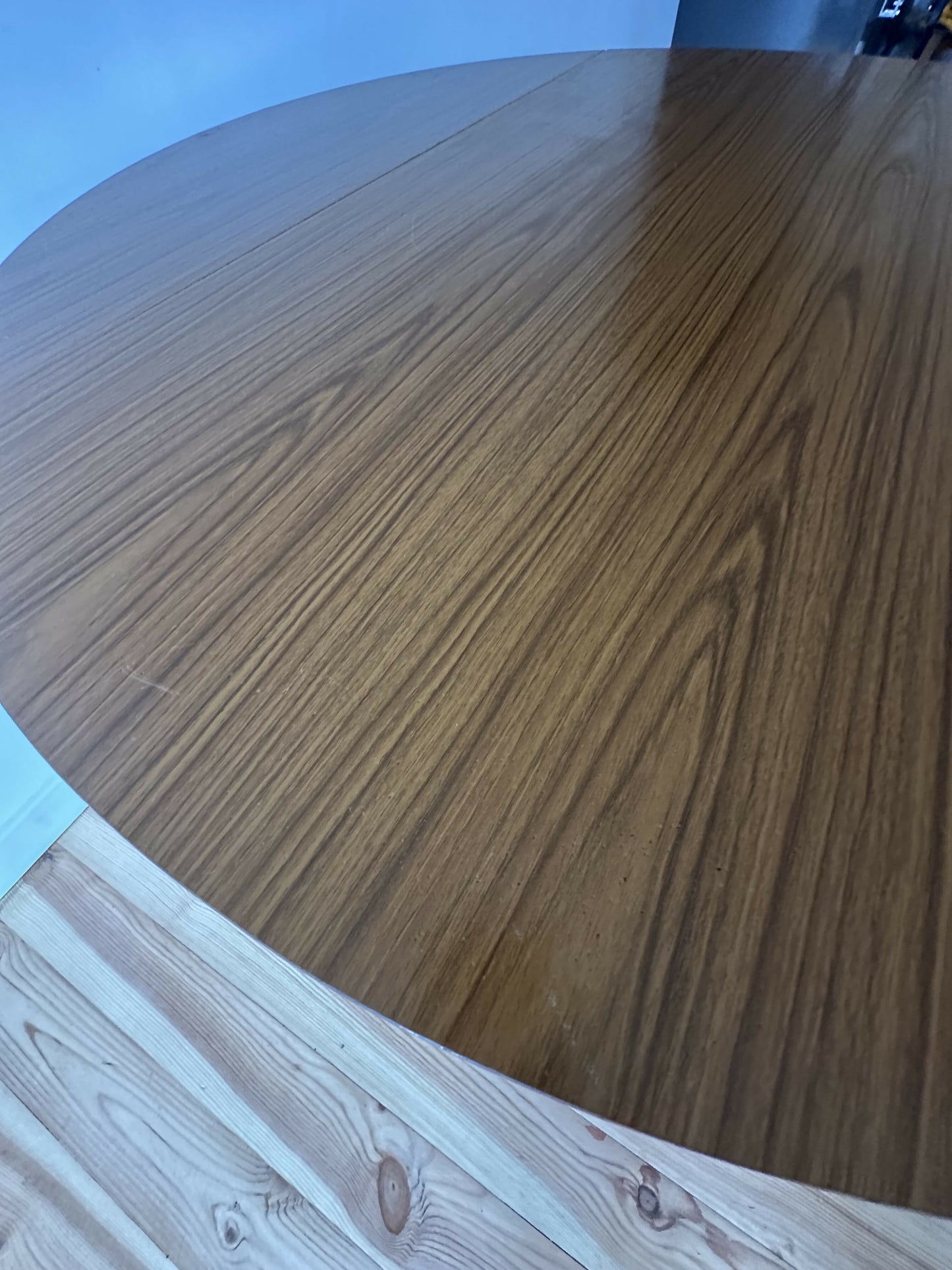Schreiber Mid Century Drop Leaf Dining Table Vintage