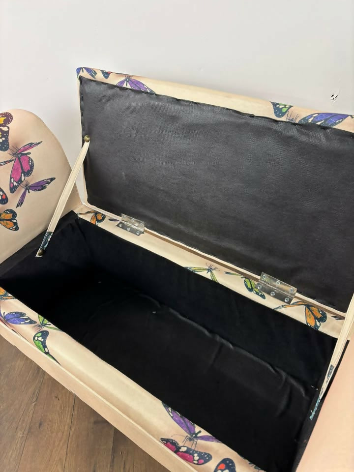 Contemporary Butterfly Patterned Stool