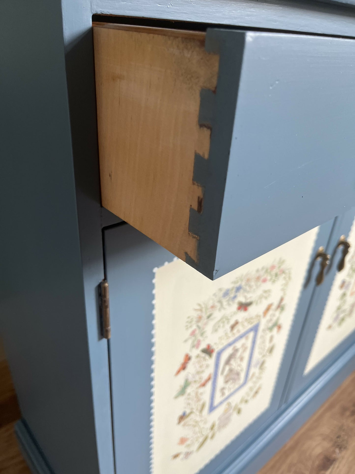 Blue Folky Cabinet