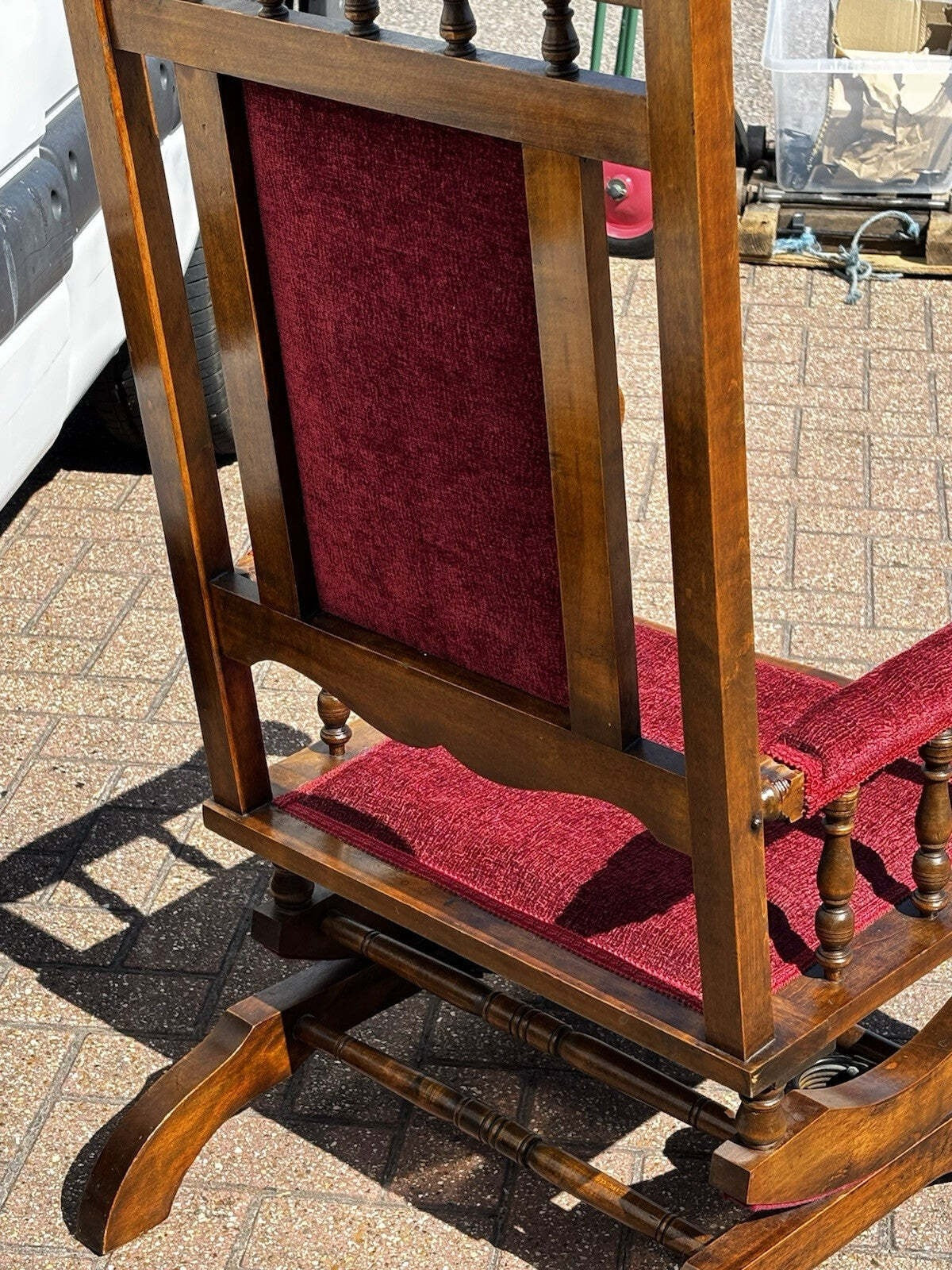 Vintage Victorian Rocking Chair, 1800s