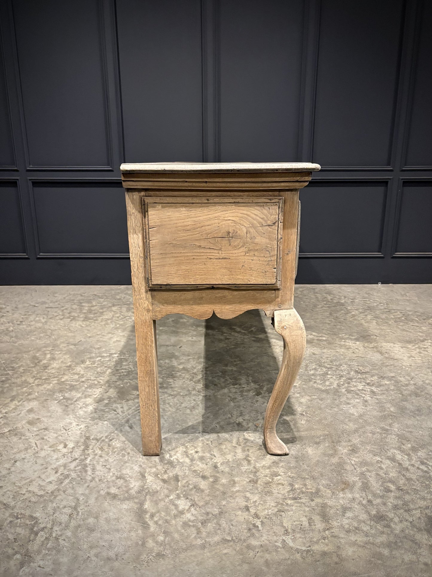 18th Century Carved Oak Dresser Base Carved Vintage Sideboard