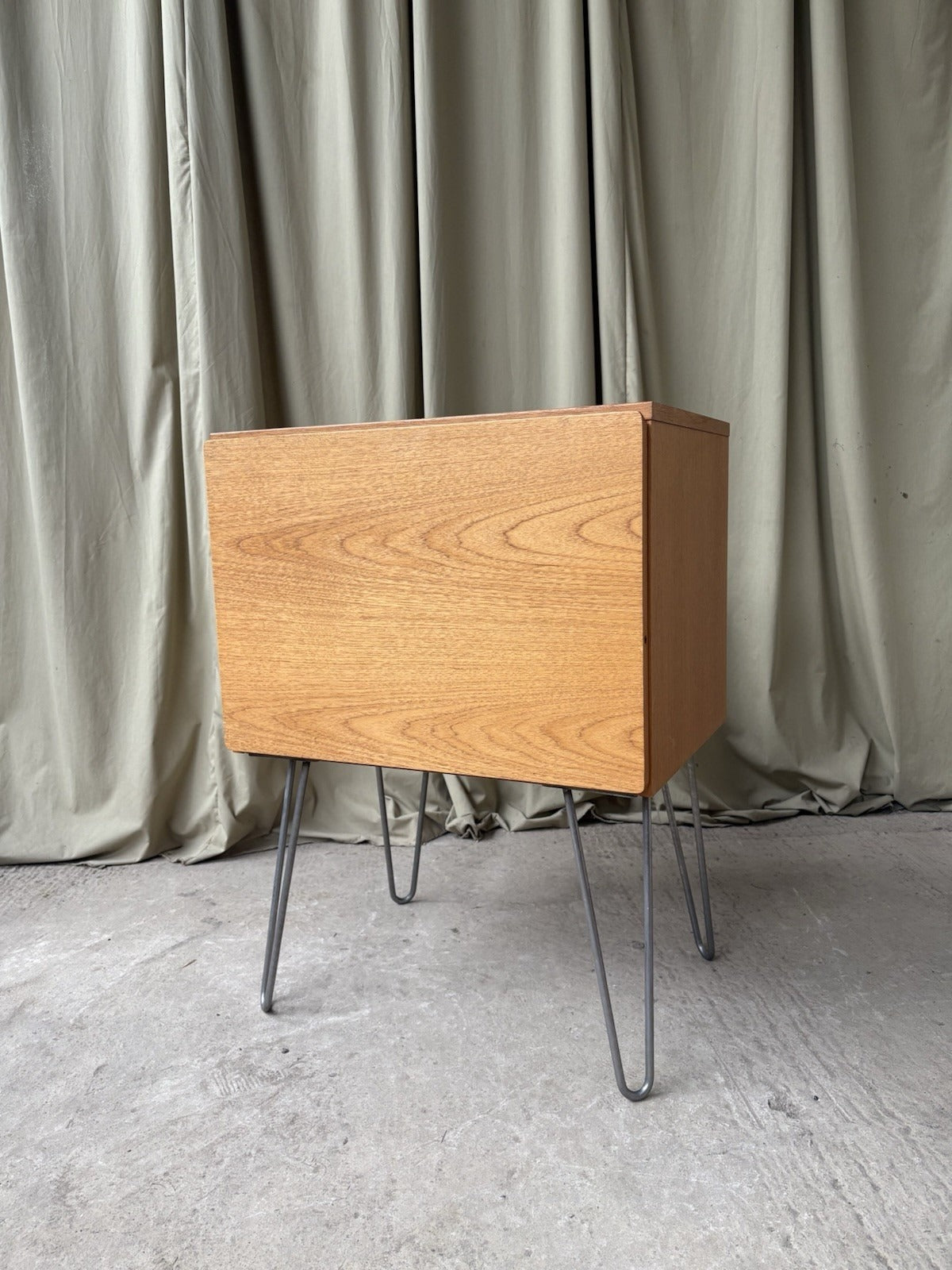 Vintage Mid Century Small Media Cabinet Scandi Danish Retro R1133