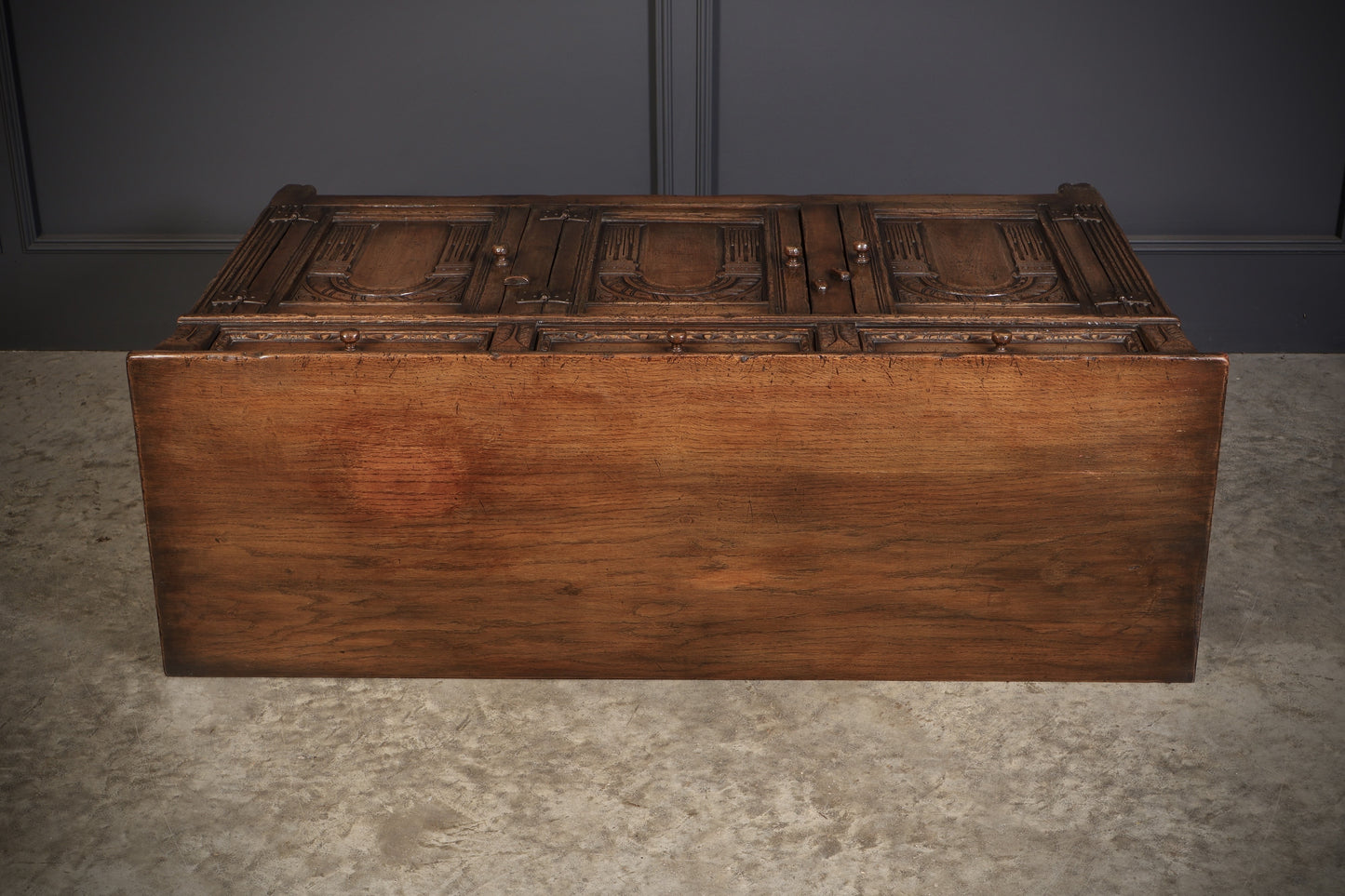 Vintage Carved Oak Sideboard, 1920s