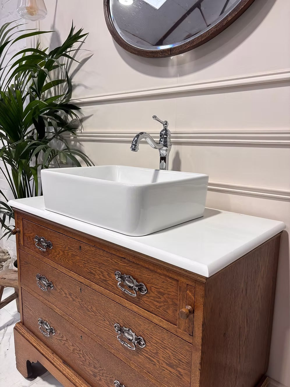 Traditional Vintage Bathroom Vanity Unit - George IV