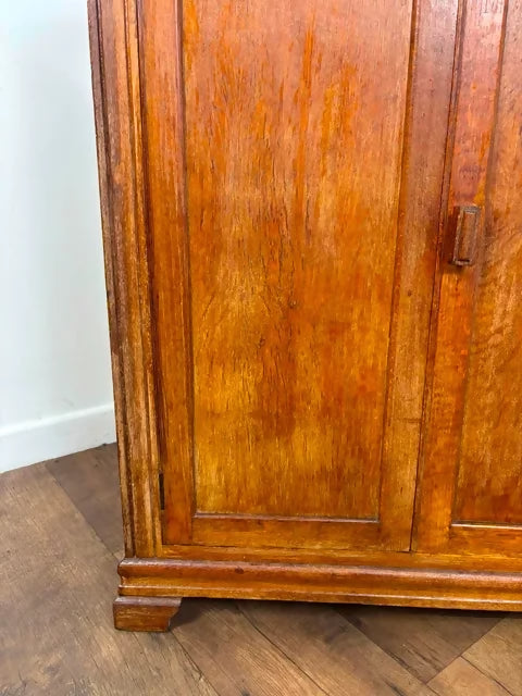 Vintage Oak Veneer Tallboy