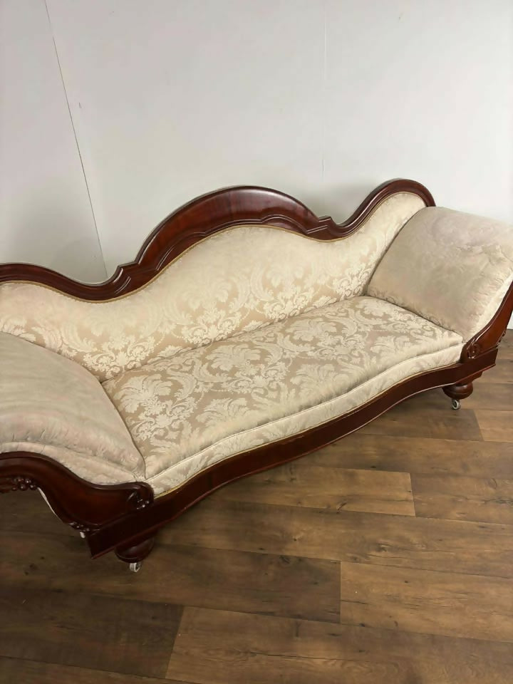 19th Century Mahogany Framed Settee
