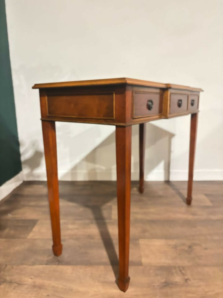 Reproduction Yew Wood Breakfront Console Table8 - Copy