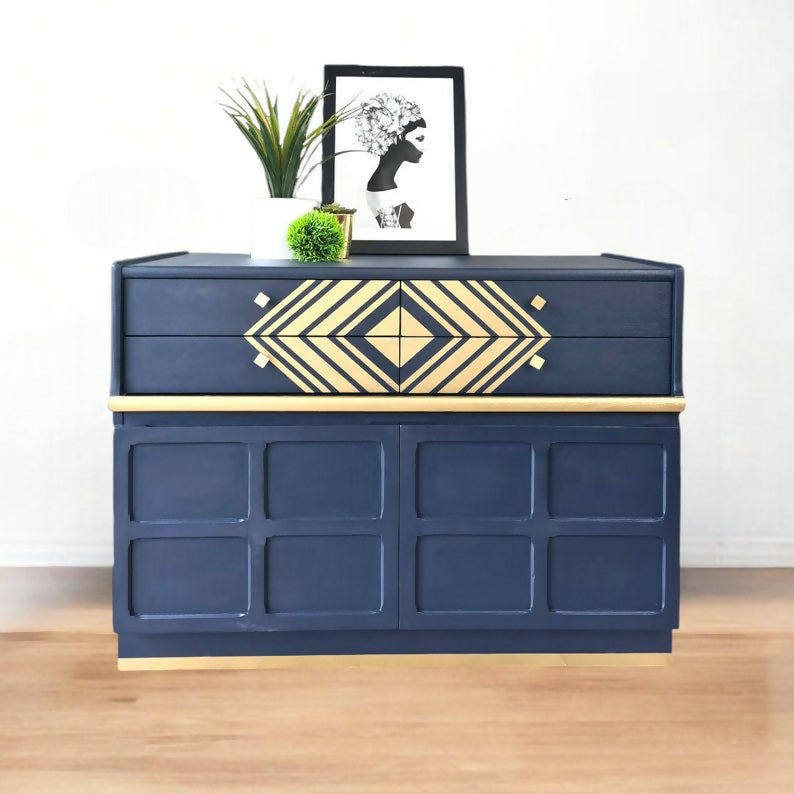 Bleu Nathan sideboard media drinks cabinet