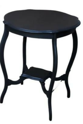 Vintage small round hall table