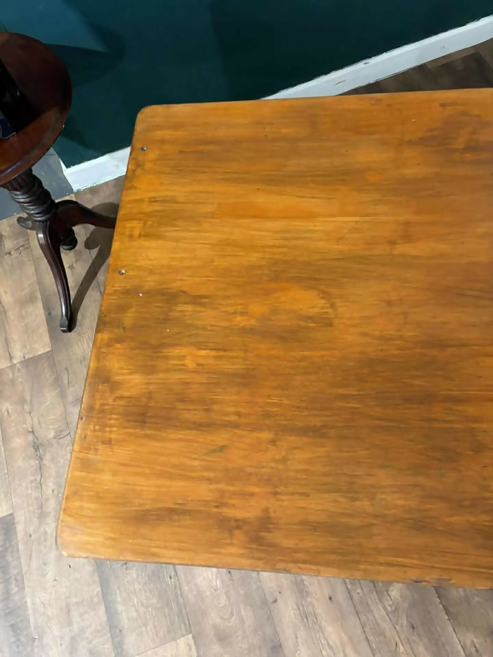 Painted Vintage Teachers Deskl