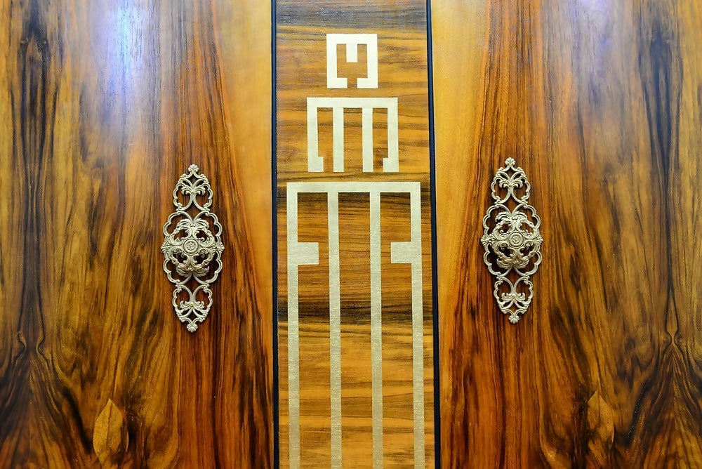 "Chrysler" 1960's Drinks Cabinet, Cocktail Bar, Art Deco Design.