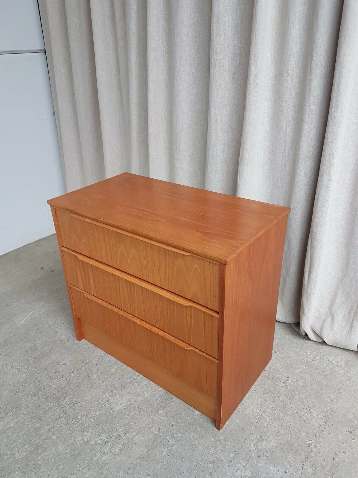 Vintage Mid Century Steens Danish Chest Of Drawers Scandi Retro R851