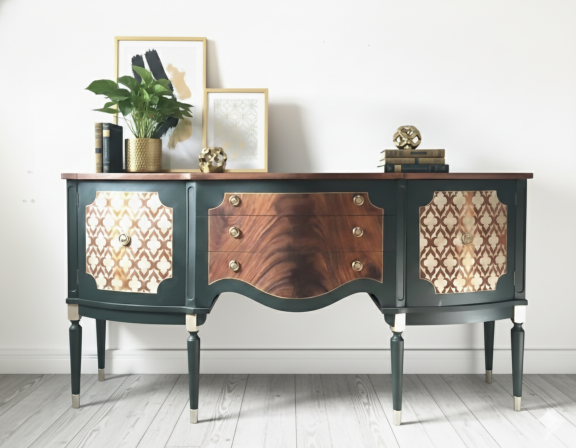 Strongbow sideboard in dark green
