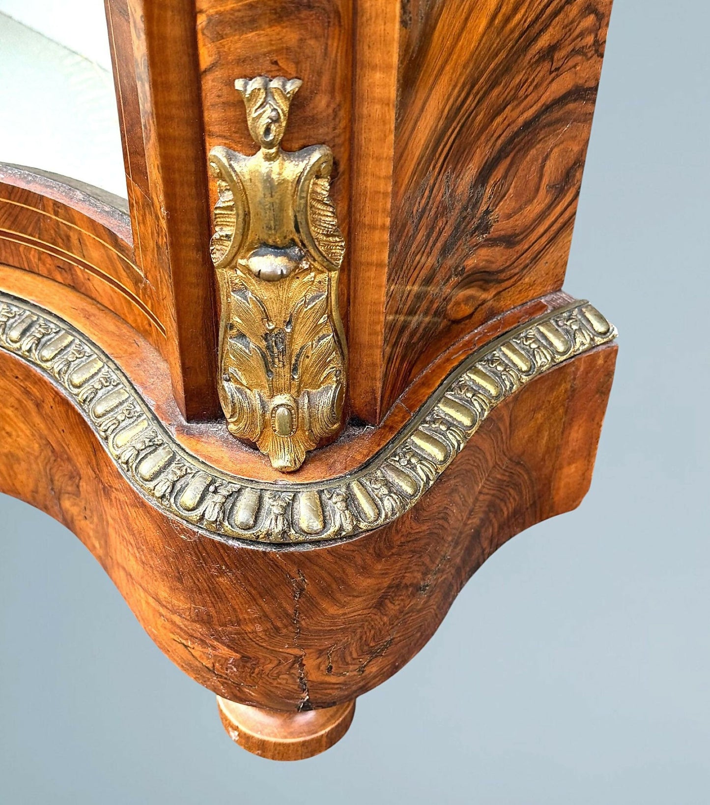 Victorian Inlaid Walnut Credenza