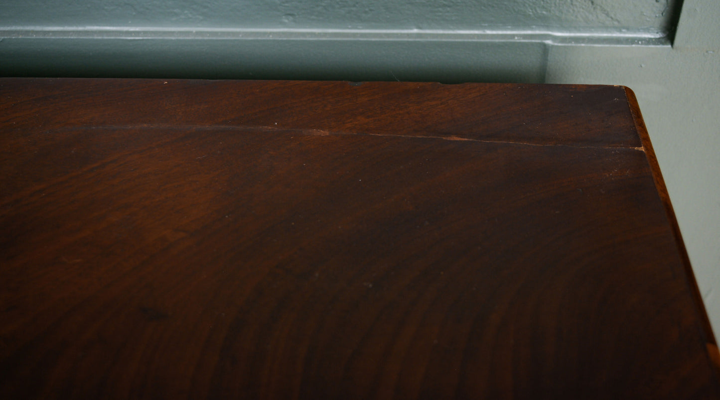 Large Georgian Mahogany Chest of Drawers - 2 Over 3
