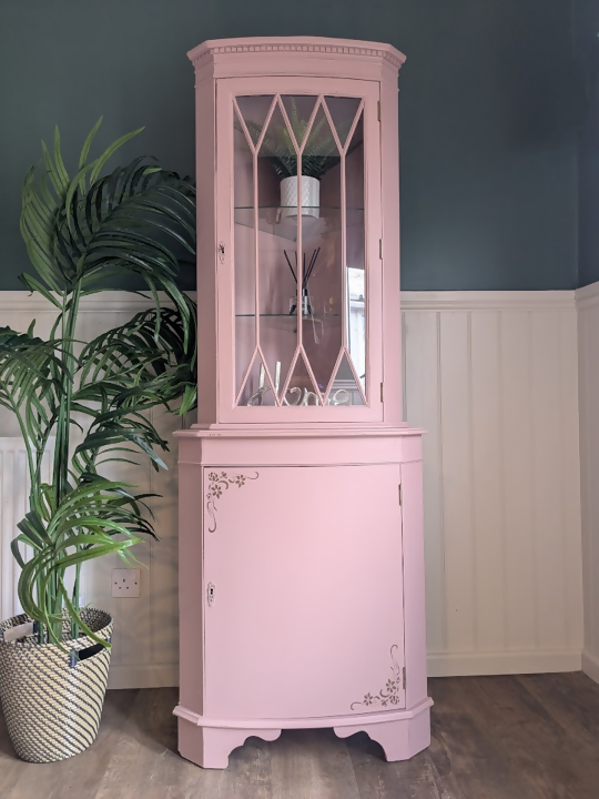 upcycled pink corner unit R09041 2