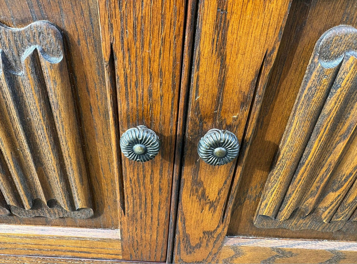 Wood Bros Old Charm Display Cabinet Light Oak