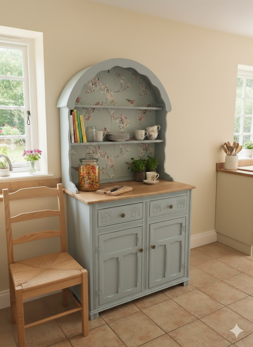 DUCKEGG FLORAL DRESSER