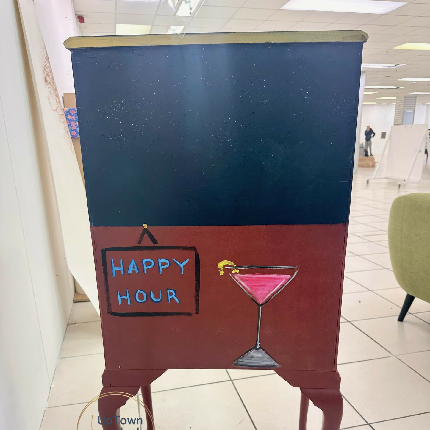 Stunning, Vintage Cocktail, Drinks Cabinet, Circus inspired.