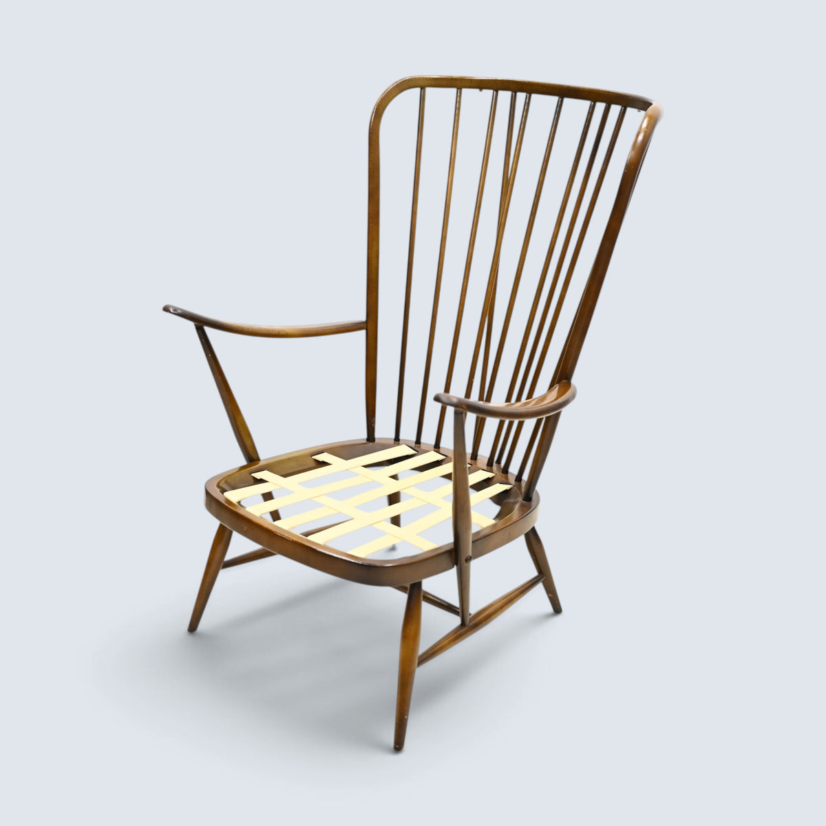 Ercol Evergreen Tall Back Easy Chair EXC Pirrelli Webbing FREE UK Delivery